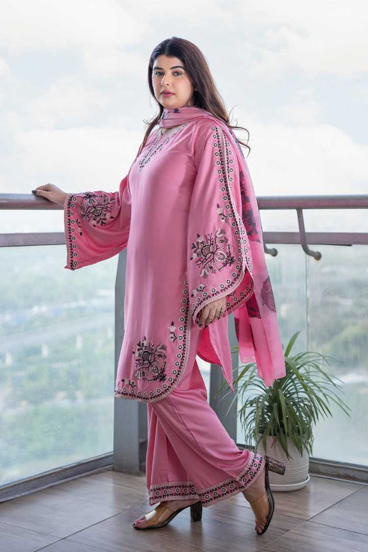 চায়না,লিলেন,,থ্রি,পিস