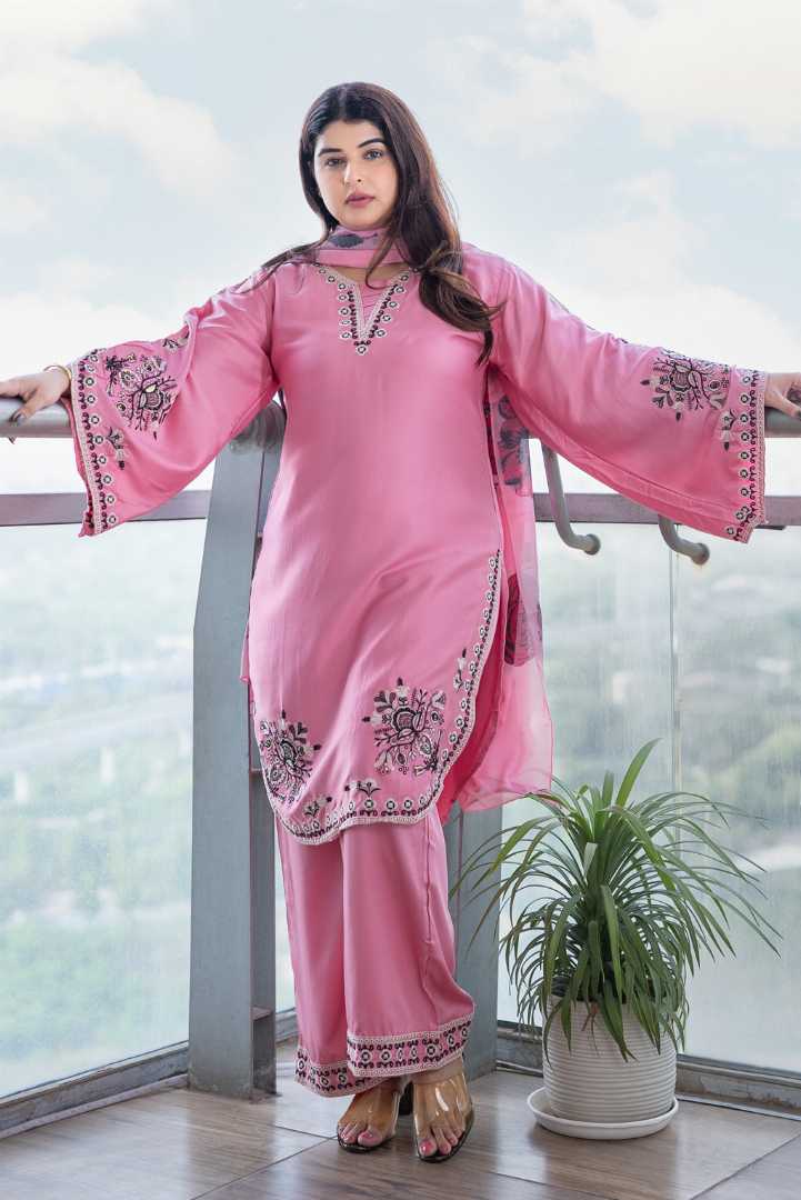 চায়না,লিলেন,,থ্রি,পিস