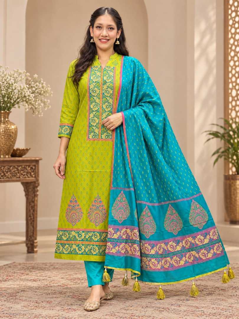👗ব্লক,প্রিন্টের,আকর্ষণীয়,থ্রি,পিস,🌸