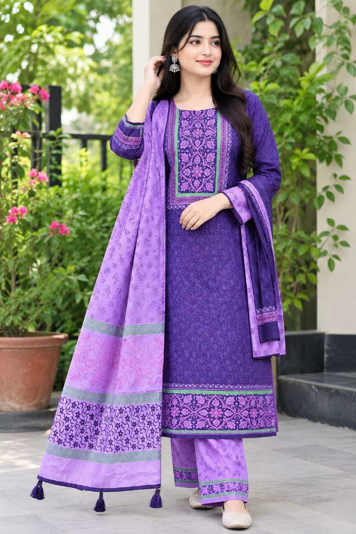 👗ব্লক,প্রিন্টের,আকর্ষণীয়,থ্রি,পিস,🌸