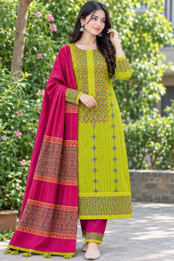 👗ব্লক,প্রিন্টের,আকর্ষণীয়,থ্রি,পিস,🌸
